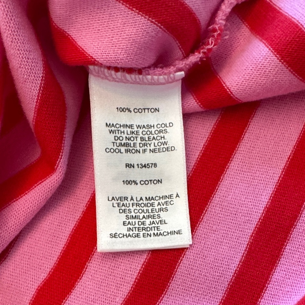 Vineyard Vines Kids Polo with Pink and Red Stripes - Picture 3 of 3